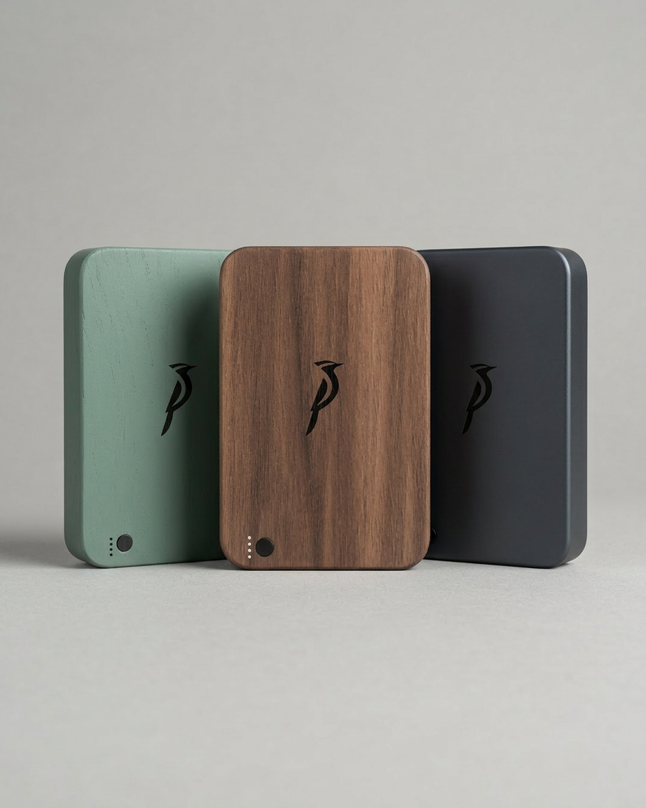 Black Dark and Green Mist Chestnut Powerbank different colors